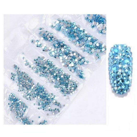 RHINESTONES - LAKE BLUE