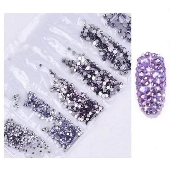 RHINESTONES - LOTUS PURPLE