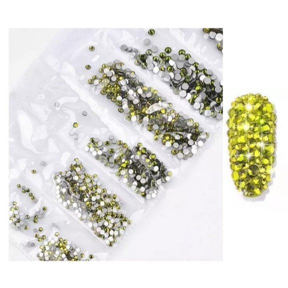 RHINESTONES - OLIVE GREEN