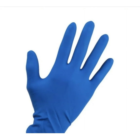 RHINO 14mil Latex Powder Free Exam Gloves Natural Rubber Latex (Size L) 50pc Box