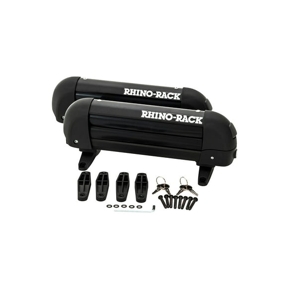 Rhino-Rack Nautic 572 Ski Carrier  Secure Roof Rack Mount for 2 Skis / Fishing Holder