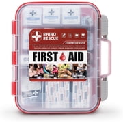 RHINO RESCUE 350 Pieces All-Purpose First Aid Kit, Home & Office Professional Medical Supplies, Ideal for Emergency, School, Business