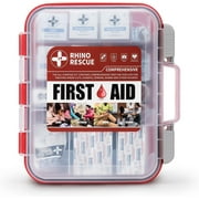 RHINO RESCUE 350 Pieces All-Purpose First Aid Kit, Home & Office Professional Medical Supplies, Ideal for Emergency, School, Business