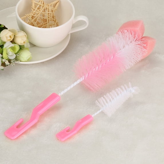 RHKT Cleaning Teapot Brush Tool Cleaner Glass Brush Spout Cup Washing Baby Bottle Kitchen,Dining & Bar Vinyl Siding Cleaning Brush,2PC,Brush