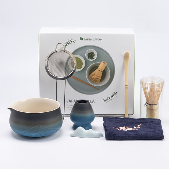 RHKT Matcha Whisk Set Pink,Ceremony Matcha Set,Matcha Kit Grident Pink,Matcha Tea Set for Making Breakfast/Latte, Matcha Whisk Set and Bowl with All Accessories,1PC,Glass,3.93×9.44×8.26inch