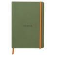 thumbnail image 1 of RHODIA 117374C - Sage Soft Notebook - A5 - Lined - 160 pages - Ivory Clairefontaine Paper 90 g/m - Bookmark, Elastic Closure - Faux Leather Cover - Rhodiarama Collection, 1 of 5
