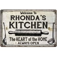 thumbnail image 1 of RHONDA'S Kitchen Farmhouse Sign 8 x 12 High Gloss Metal 208120033140, 1 of 1