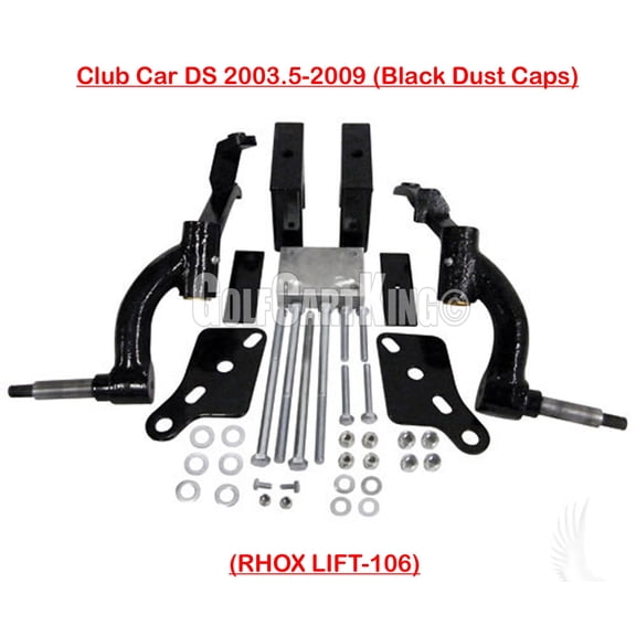 RHOX 6 inch Lift Kit for Club Car DS Golf Cart 2003.5-2009