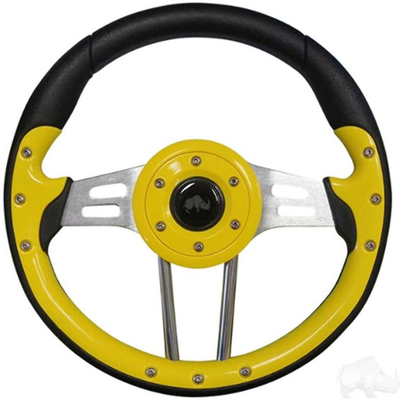 RHOX Aviator 4 Golf Cart Steering Wheel (Yellow)