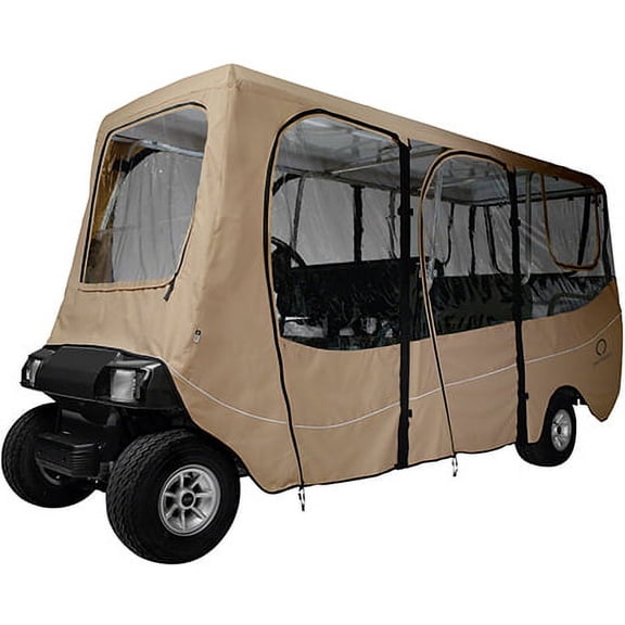 RHOX Deluxe 6 Passenger Golf Cart Enclosuer - 126" Top - Universal
