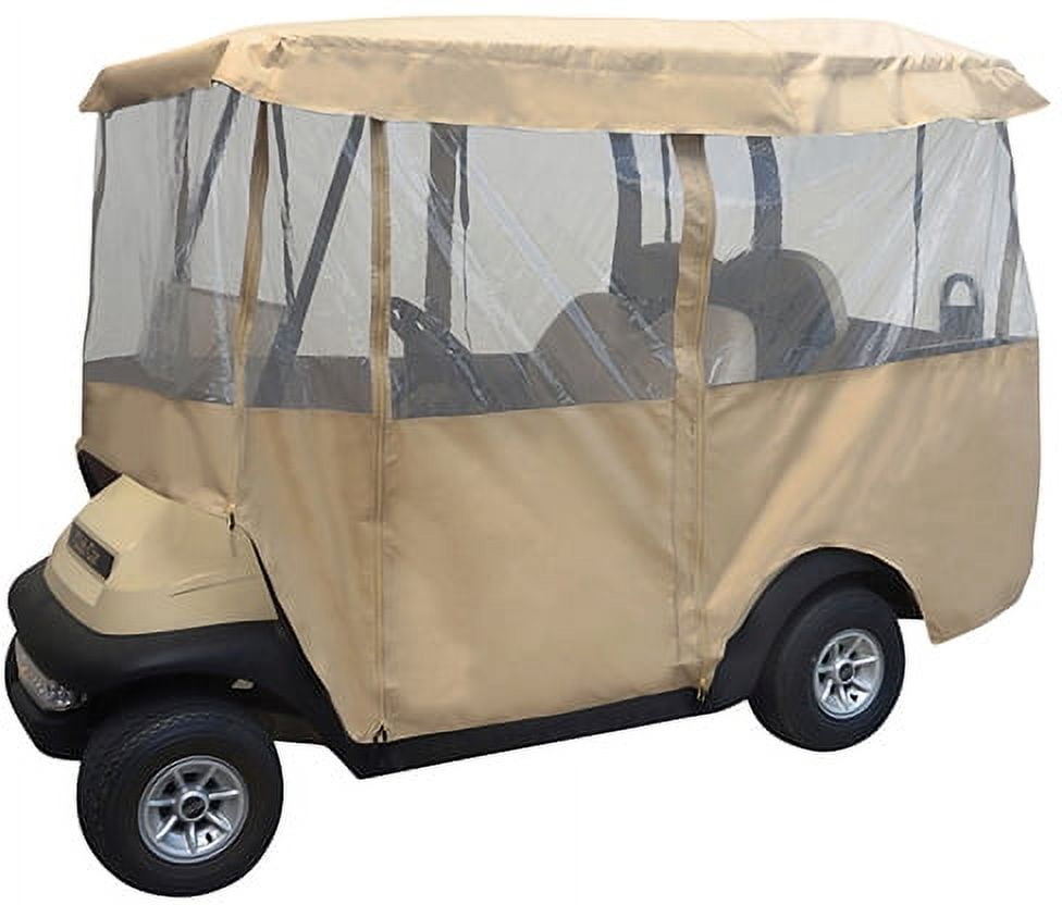 RHOX RHOX Enclosure - 4 Person Cart with 88" Top, Sand Color Golf Carts; ENC-022