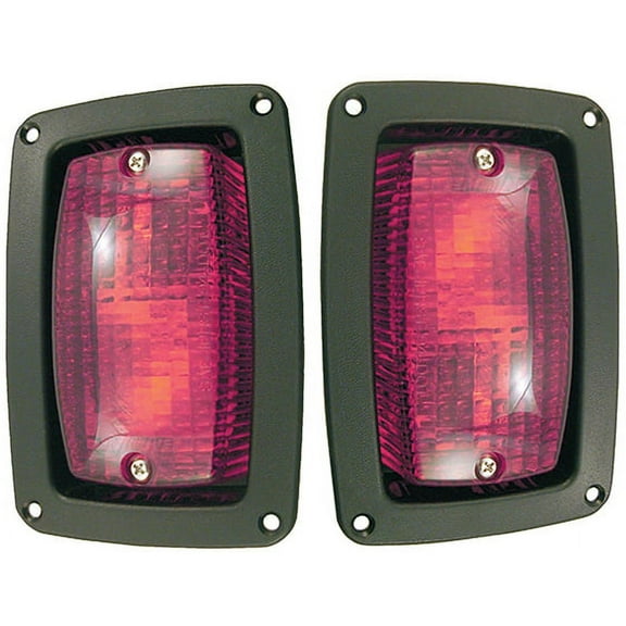 RHOX Golf Cart LED Taillight Set (Fits: Club Car DS, Yamaha, E-Z-GO)