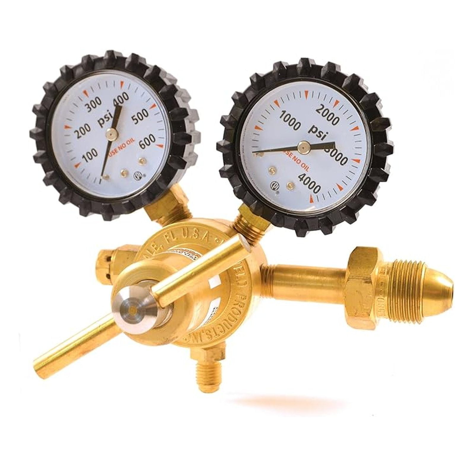 RHP400 Nitrogen Regulator with 0-400 PSI Delivery Pressure, CGA580 Inlet Connection and 1/4-Inch Male Flare Outlet Connection