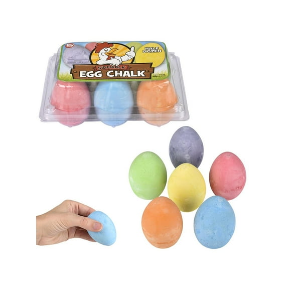 2.5" Egg Sidewalk Chalk Playset
