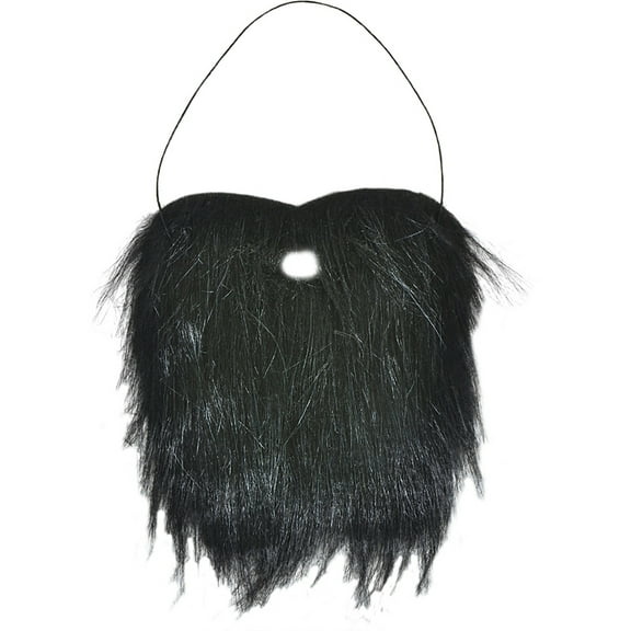 Black Mountain Man Facial Hair Bushy Beard Costume Accessory
