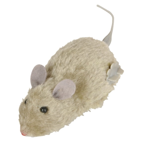 Grey Windup Wind Up Prank Animal Lab Mouse Rat Toy Decoration
