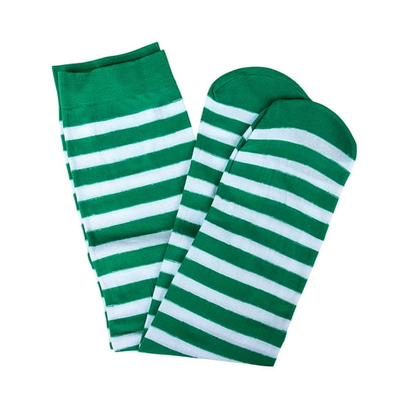 Saint Patrick's Day Irish Green Striped Leggings Costume Accessory