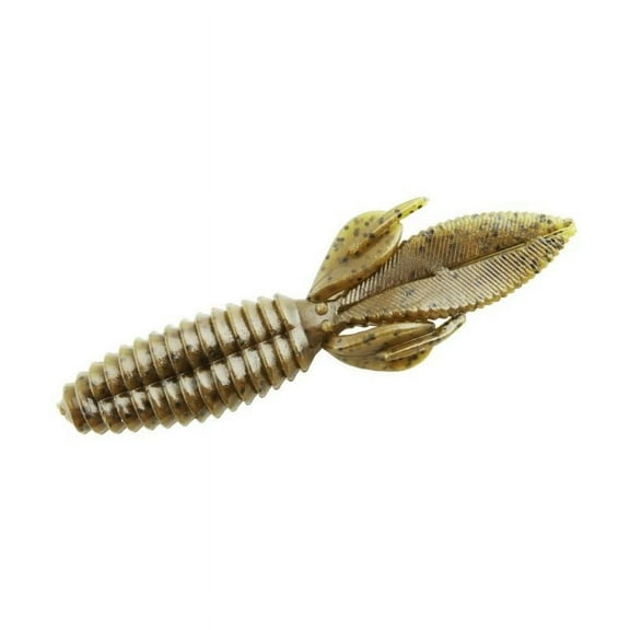 Reaction Innovations Sweet Beaver Soft Plastic Fishing Lure 4.20 Green Pumpkin