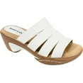 thumbnail image 1 of Women's Rialto Valora Comfort Clog Sandals White Size 9M, 1 of 6