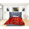 thumbnail image 1 of RIAN Super Soft 8kg Floral Design Blanket for Double Bed (Multi Color) Fest Red, 1 of 5