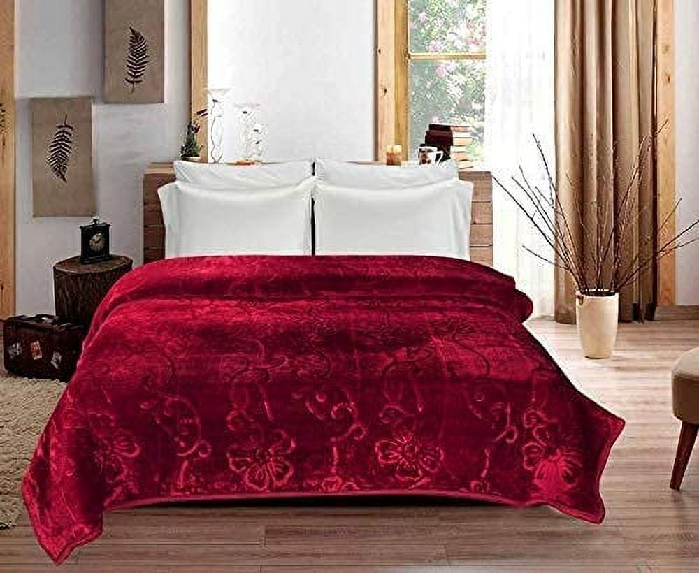 RIAN Super Soft Plain Blanket Double Bed King Size Mink Blanket 400 TC