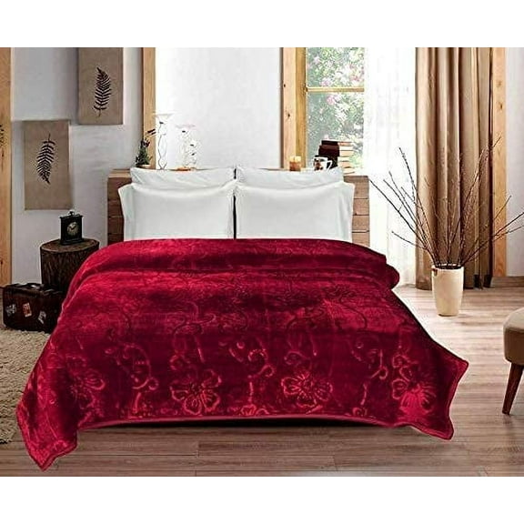 RIAN Super Soft Plain Blanket Double Bed King Size Mink Blanket 400 TC