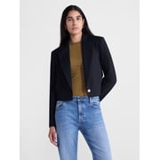 Scoop Womens and Womens Plus Ribbed Back Blazer, Sizes XS-4X