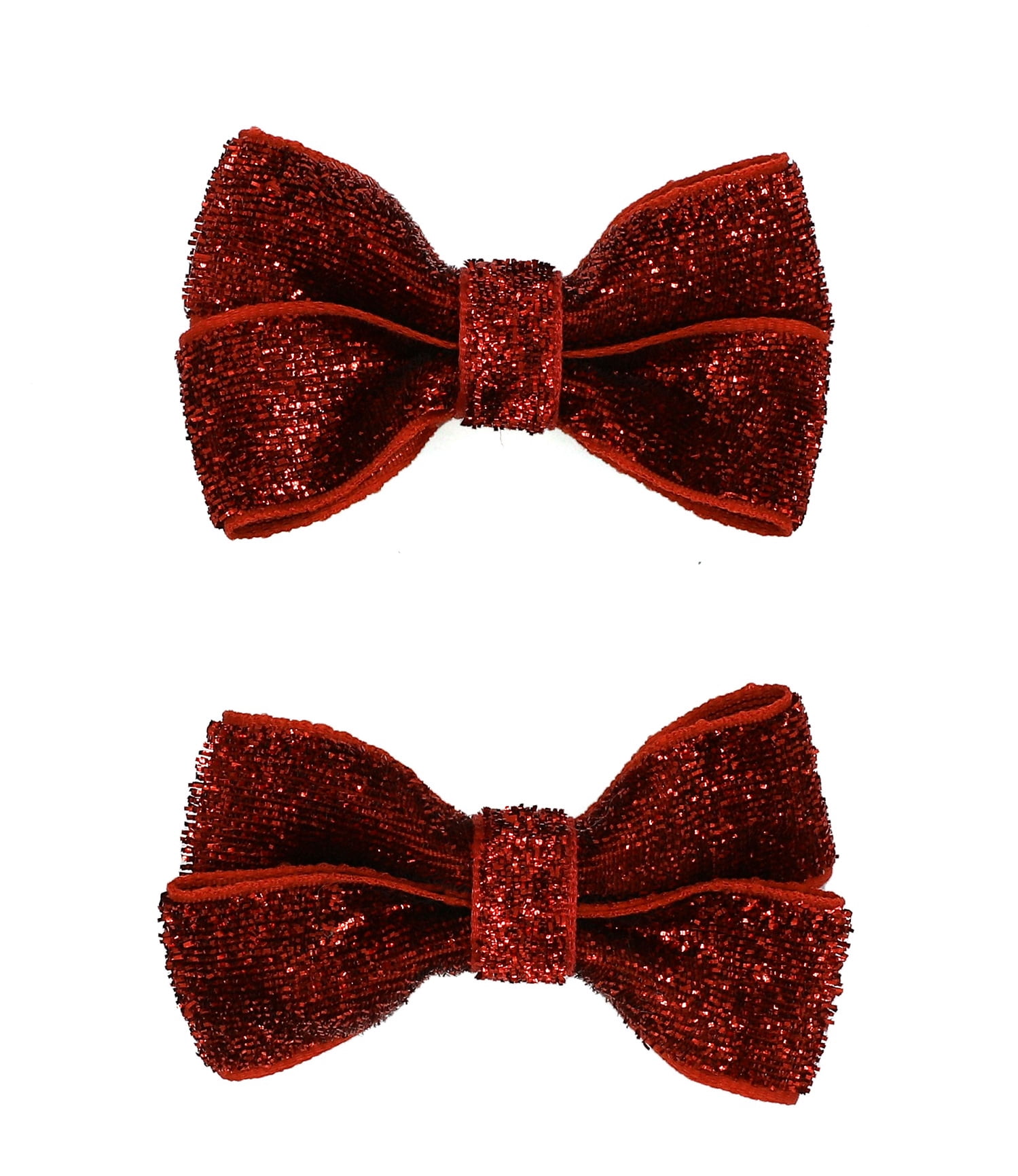 Holiday Time Festive Ribbon Bow Hair Clip