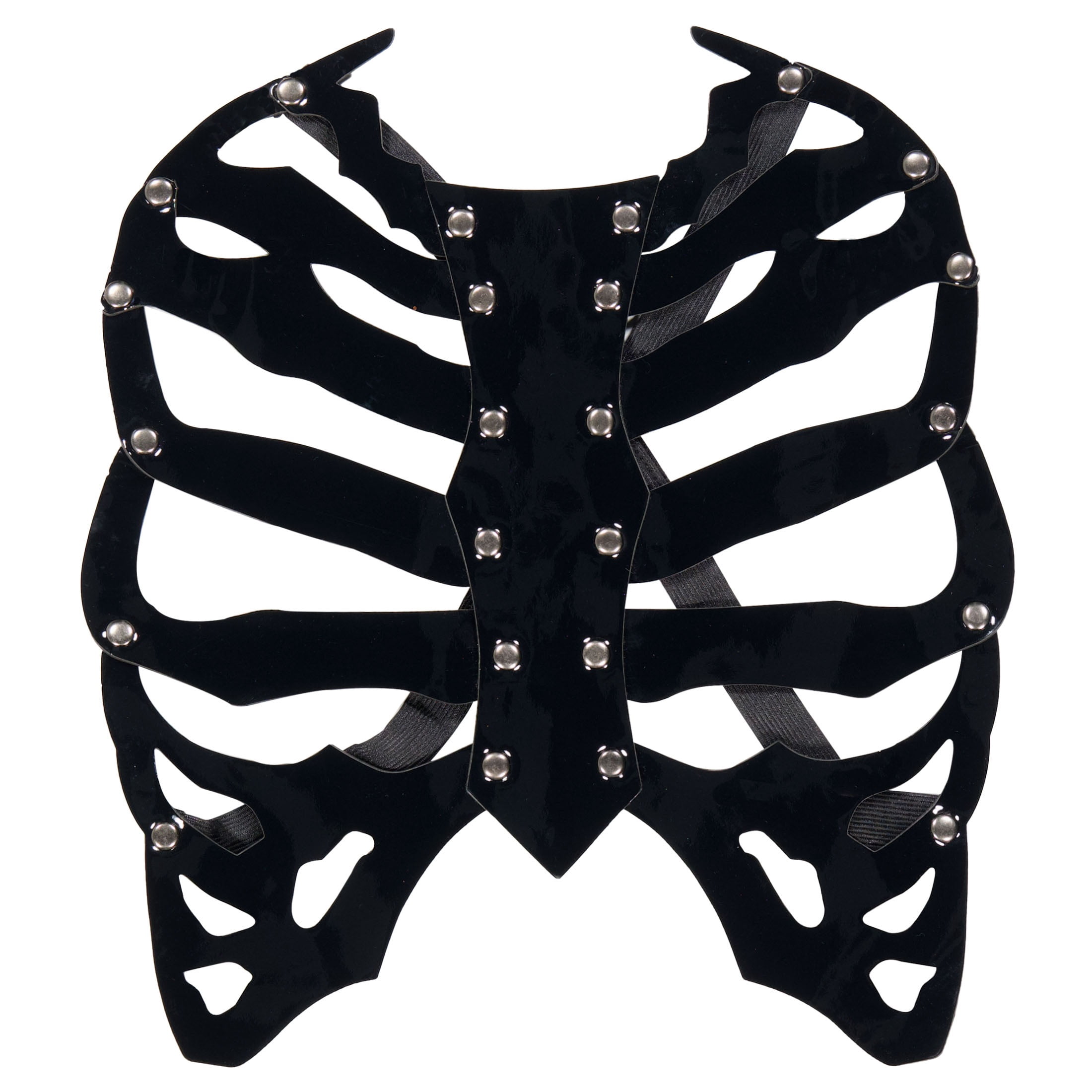Ribcage Harness Costume Accessory for Adults, Black, Halloween by Way To Celebrate