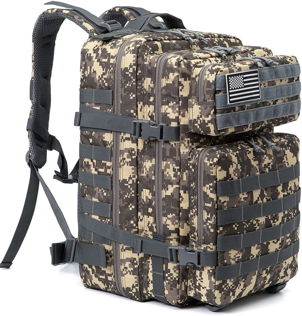RIBONGZ 50L Camping Backpack Large Multifunction Outdoor Sport Rucksack ...