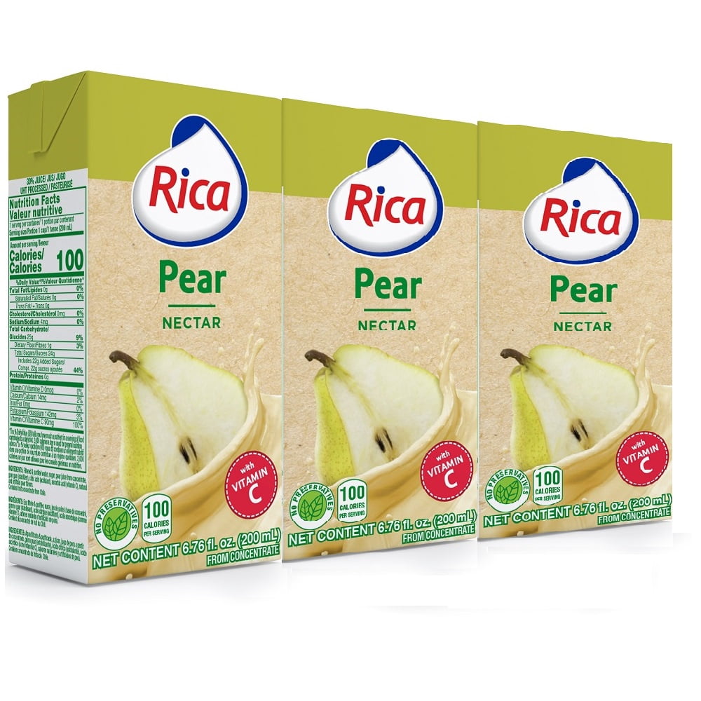 RICA 3PK PEAR NECTAR 8x3 200ml