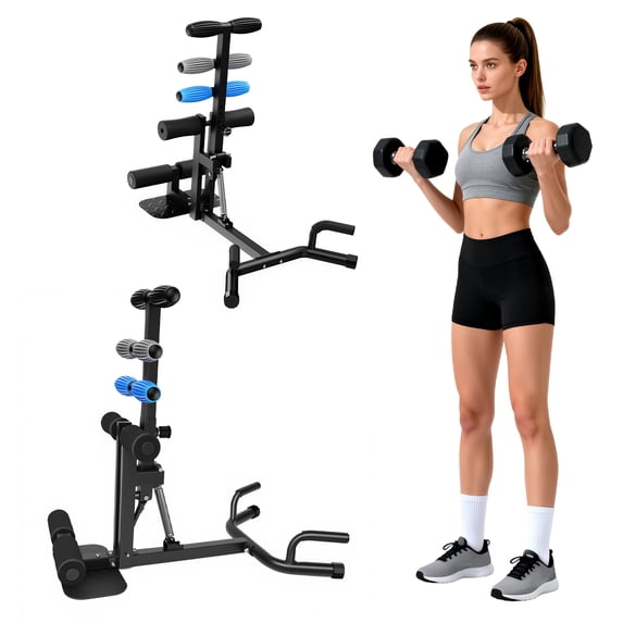 CATGOOD Deep Squat Machine for Women, Adjustable Glutes Trainer Machine, Core & Leg Exercise, Push Up Workout Equipment at Home Gym