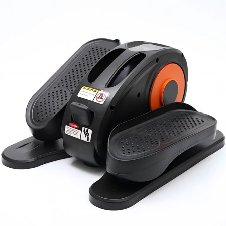 RICAN Under Desk Elliptical, Electric Ellipse Leg Exerciser While Sitting for Seniors Adults, Auto/Manual Dual Mode Motorized Foot Pedal Exerciser with Remote Control for Home Office Use