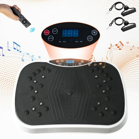 RICAN Vibration Plate, Full Body Shaker for Home Fitness Powerful Vibration Platform for Effective Exercise and Workout