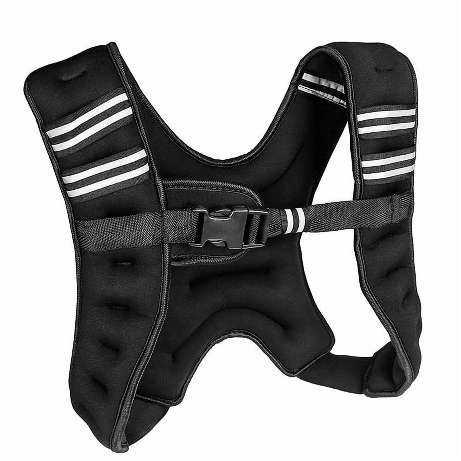 RICAN Weighted Vest for Men and Women, 12lb Adjustable Body Weight Vest Exercise Set for Cardio Workout, Running, Walking, Exercise, Fitness, Weight Loss, Weight Lifting