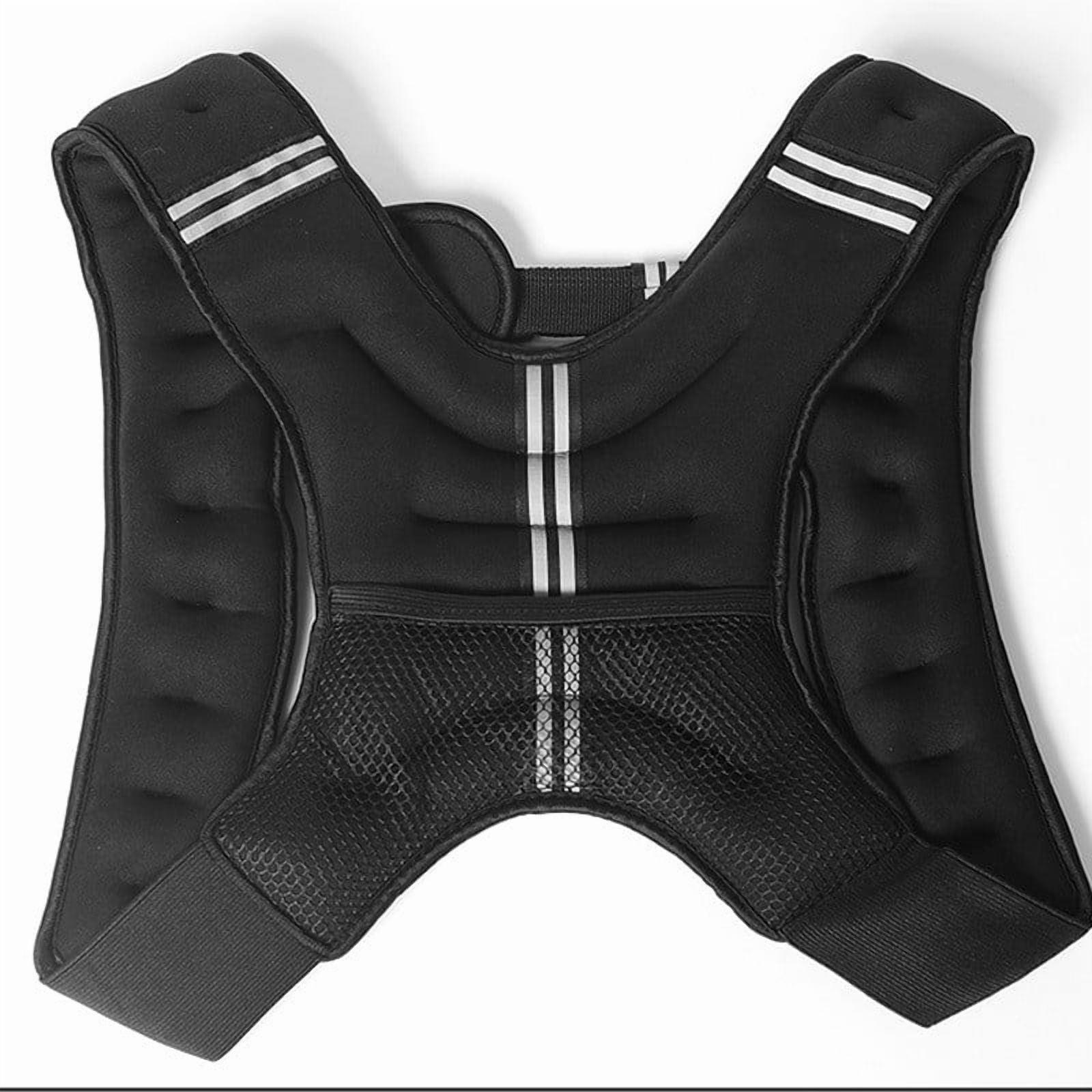 RICAN Weighted Vest for Men and Women, 18lb Adjustable Body Weight Vest Exercise Set for Cardio Workout, Running, Walking, Exercise, Fitness, Weight Loss, Weight Lifting
