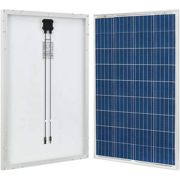 RICH SOLAR 100 Watt 12 Volt Solar Panel High Efficiency Solar Module Charge Battery for RV Trailer Camper Marine Off Grid