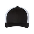 thumbnail image 1 of RICHARDSON Mens Fitted Trucker with R-Flex (110) S/M Black/ White, 1 of 5