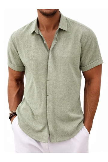walmart mens dress shirt Mens Short Sleeve Dress Shirts in Mens Dress Shirts