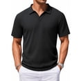 thumbnail image 1 of RICHCOIN Polo Shirts for Men Short Sleeve Classic Collared Casual Knit Golf T Shirt Summer Tops, 1 of 7