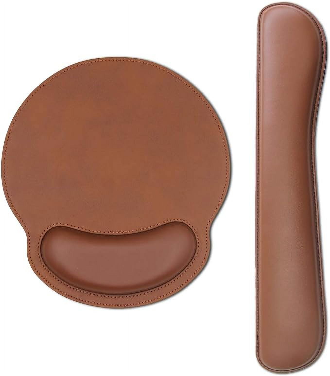 PU Leather Keyboard Wrist Rest And Mouse Pad With Wrist Support, Wrist