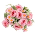 thumbnail image 1 of RICHMJ 7pcs Artificial Flowers Forest Fake Roses Peonies Dahlia Greenery Combo Box Set for Wedding Bouquets Bridal Shower Centerpieces Floral Arrangement Party Tables Home Decoration (A), 1 of 8