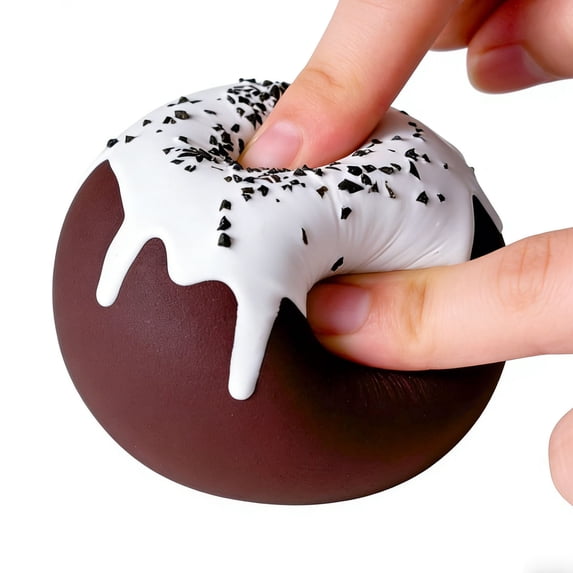 RICHMJ Chocolate Cream Balls ,3.54in, Slow Rising Scented Chocolate Ball, Stress Relief Fidget Tools for Adults, Party Favors & Stocking Stuffers(B)