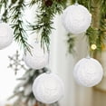 thumbnail image 1 of RICHMJ Christmas Decorations Shatterproof Christmas Ball, 3.14-Inch Multicolor Snow Effect Ornament, Festive Indoor Holiday Decor for Home Party Christmas Tree(White), 1 of 8
