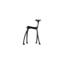 RICHMJ Plastic Reindeer Christmas Decor, 2025 Black Reindeer Christmas Decor, Elegant Indoor Holiday Decor, Vintage Standing Deer for Coffee Table Office Indoor (C)