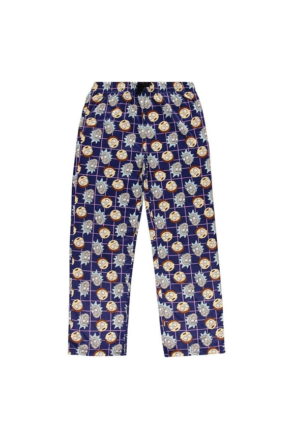 Mens Pajama Pants, Loungewear Sleep Pants for Adult Blue – M