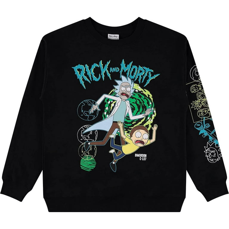 Rick and morty store crewneck sweatshirt