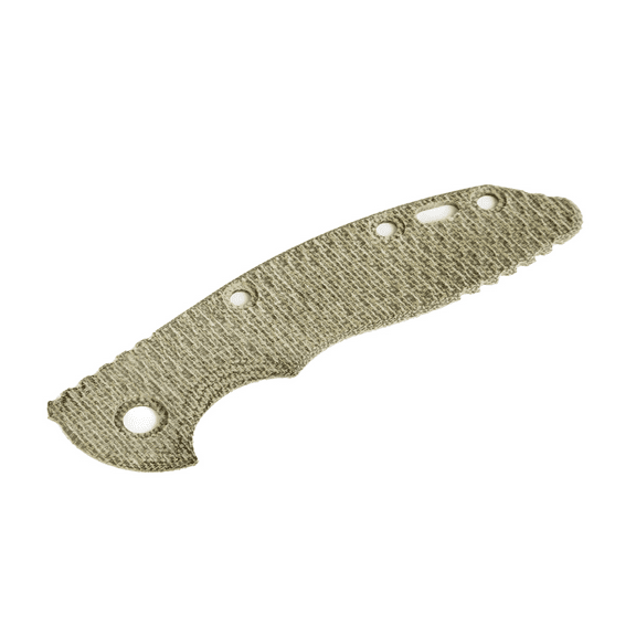 RICK HINDERER Knives Textured OD Green Micarta Handle Scale for 3" XM-18 Knife