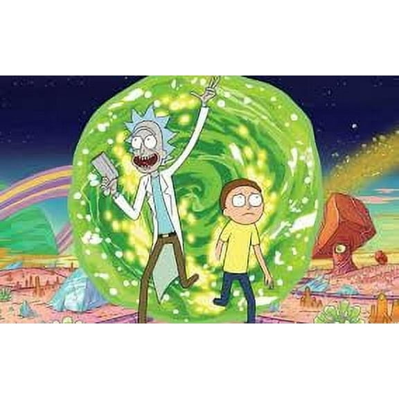 RICK & MORTY Edible Icing Image Photo Cake Topper Sheet Personalized - 1/4" TOPPER
