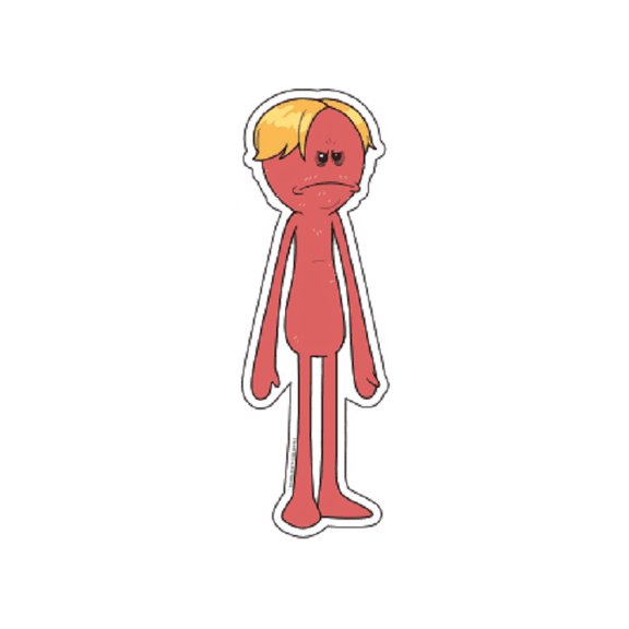 RICK & MORTY STICKER - Officially Licensed Rick and Morty RED MEEDEEKS Original Artwork Premium Decal STICKER